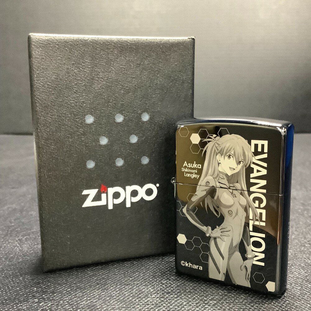 ▲▲【中古】 オイルライター ジッポ ZIPPO エヴァンゲリオン アスカ チタンコート Sランク