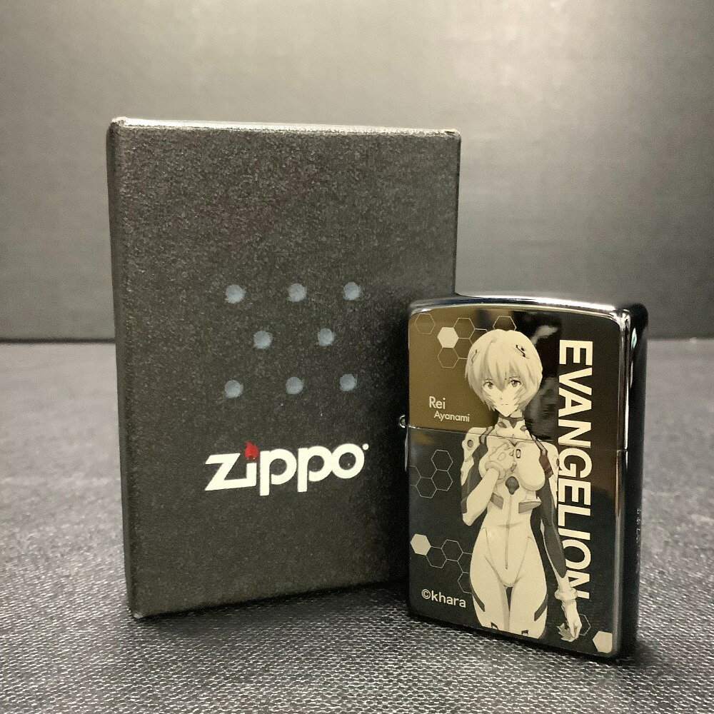 ▲▲【中古】 オイルライター ZIPPO ジッポ エヴァンゲリオン 綾波レイ チタンコート Sランク