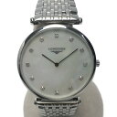 【商品名】中古 LONGINES ロンジン ラ グランクラシック ドゥ ロンジン 12Pダイヤ L4.709.4 クォーツ メンズ 腕時計 Bランク ◆こちらの商品は「なんでもリサイクル ビッグバン旭川宮前店 」からの出品です。 【メーカー】LONGINES/ロンジン 【型番】L4.709.4【対象】メンズ 【素材】ステンレススチール 【ケースサイズ】約33mm【腕周り】約16cm【ムーブメント】クオーツ【文字盤カラー】ホワイトシェル【ベルトカラー】シルバー【ディスプレイタイプ】アナログ表示 【付属品】なし 【ランク】Bランク　通常使用による傷や汚れが見受けられる中古品 【店舗内商品コード】1017003364229 【使用予定配送業者】佐川急便　飛脚宅配便60サイズ 【こちらの商品は店頭や他ネットショップでも販売を行なっております】 【備考/コメント】 キズ・汚れ有。 ■状態等は画像をご確認・ご参照下さい。 ■こちらの商品はお客様から買取させていただいた商品であり、人の手を経た商品です。 ■弊社（株式会社オカモトRMC）を装った偽装サイトにご注意ください■ 弊社（株式会社オカモトRMC）の商品画像や文章を無断盗用した『偽装サイト』を確認しておりますが、当店とは一切関係がございませんのでご注意ください。 表示中のWEBページのURLをご確認ください。（弊社からの出品は下記サイトのみとなります。） ■楽天市場　・https://www.rakuten.co.jp/　・https://item.rakuten.co.jp/●●● ■ヤフオク！　　■デジマート　■amazon ■なんでもリサイクルビッグバン　公式オンラインストア 【偽装サイトの特徴】 ・オンラインストアのURLが上記以外のもの。 ・弊社の販売価格より、安価で販売されている。 ・銀行振込先名義が個人や外国人名である。 ・事業者の住所の記載はあるが、場所を調べてみるとおかしい。 （弊社は北海道帯広市に所在しており、北海道内の各店舗より商品発送致します。）