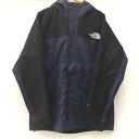 △△【中古】THE NORTH FACE ザノースフェイス マウンテン ライト デニム ジャケット ナイロン NP12032 ネイビー x ブラック Aランク