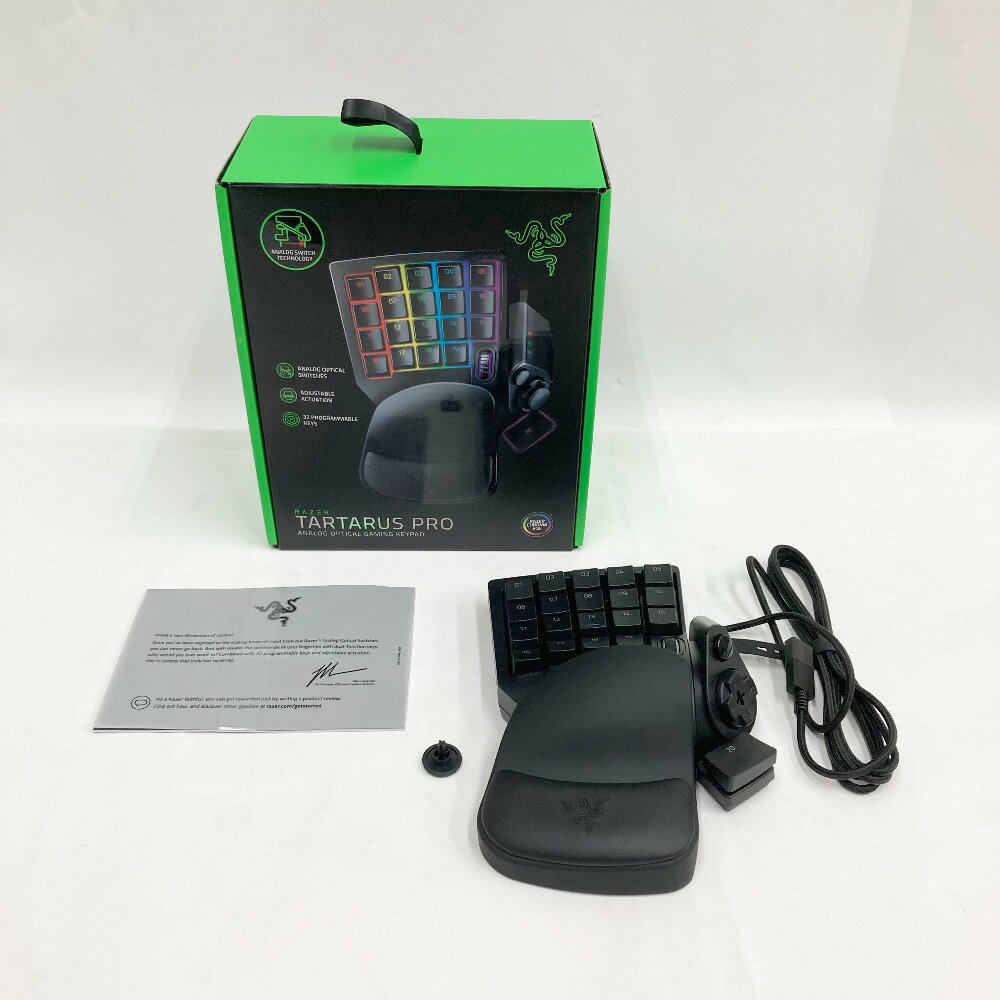 〇〇【中古】razer レイザー ゲーミングキーパッド 左手用キーパッド RZ07-03110100-R3M1 Bランク