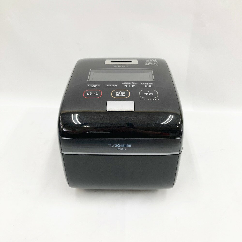 〇〇【中古】ZOJIRUSHI CORPORATION 象印 圧力IHタイプ 炎舞炊き 圧力IH炊飯 ジャー 5.5合 NW-KB10 Cランク