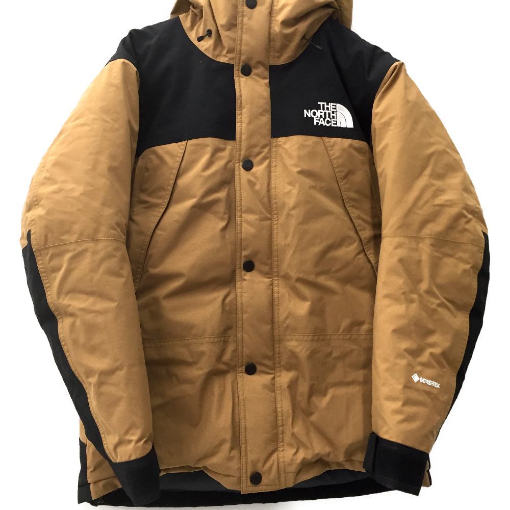 △△【中古】THE NORTH FACE ザノースフェイス マウンテンダウンジャケット Mサイズ ND91930 ベージュ Aランク