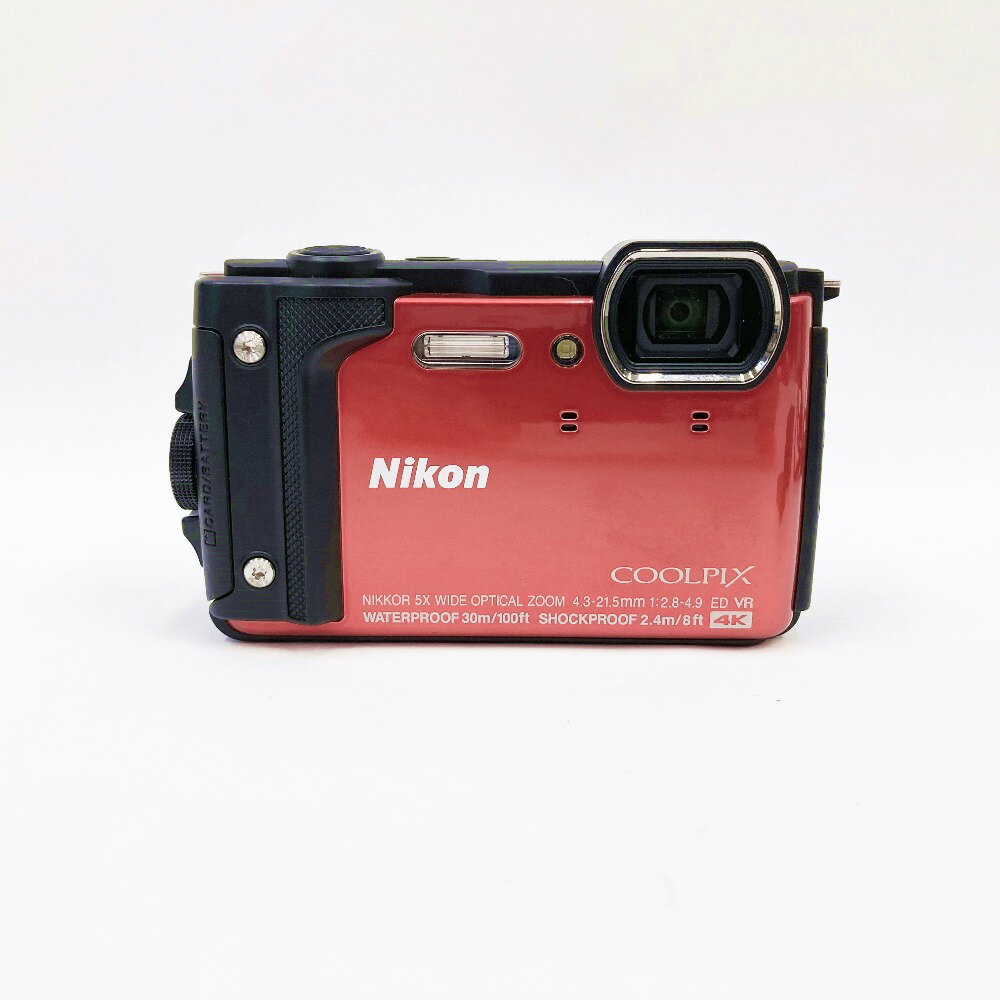 〇〇【中古】Nikon ニコン COOLPIX コンデジ　コンパクト デジタルカメラ W300 オレンジ Bランク