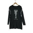 〇〇【中古】WEST RIDE ウエストライド メンズ カットソー プリントカットソー サイズ40 ブラック Bランク
