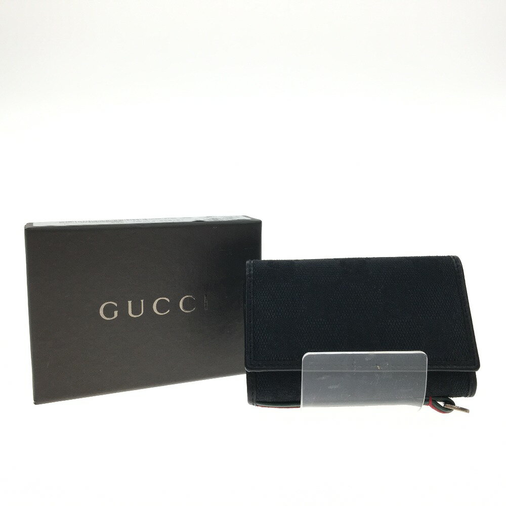 ▼▼【中古】GUCCI グッチ キーケース GG ウェビング 6連 131928 Bランク