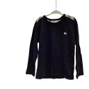 ♪♪【中古】BURBERRY バーバリー kids キッズ 長袖カットソー SIZE 110 ブラック Bランク