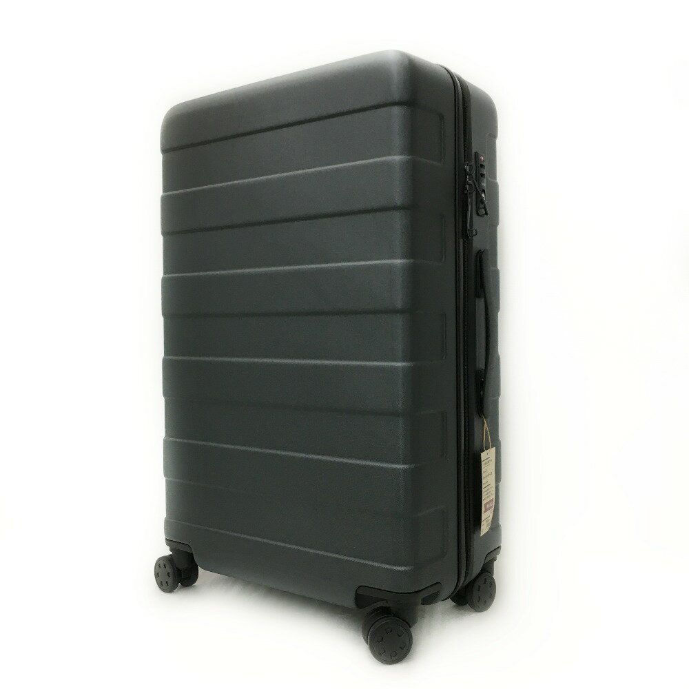 ☆☆【中古】 MUJI 無印良品《 ハードキャリーケース 》63L / 5〜6泊 / スーツケース / ダークグレー ブラック Sランクのサムネイル