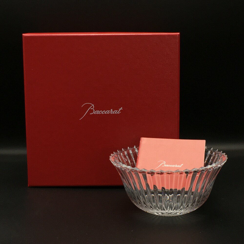 ☆☆【中古】Baccarat バカラ 《 ミルニュイ スモールボウル 》クリスタルガラス Aランク