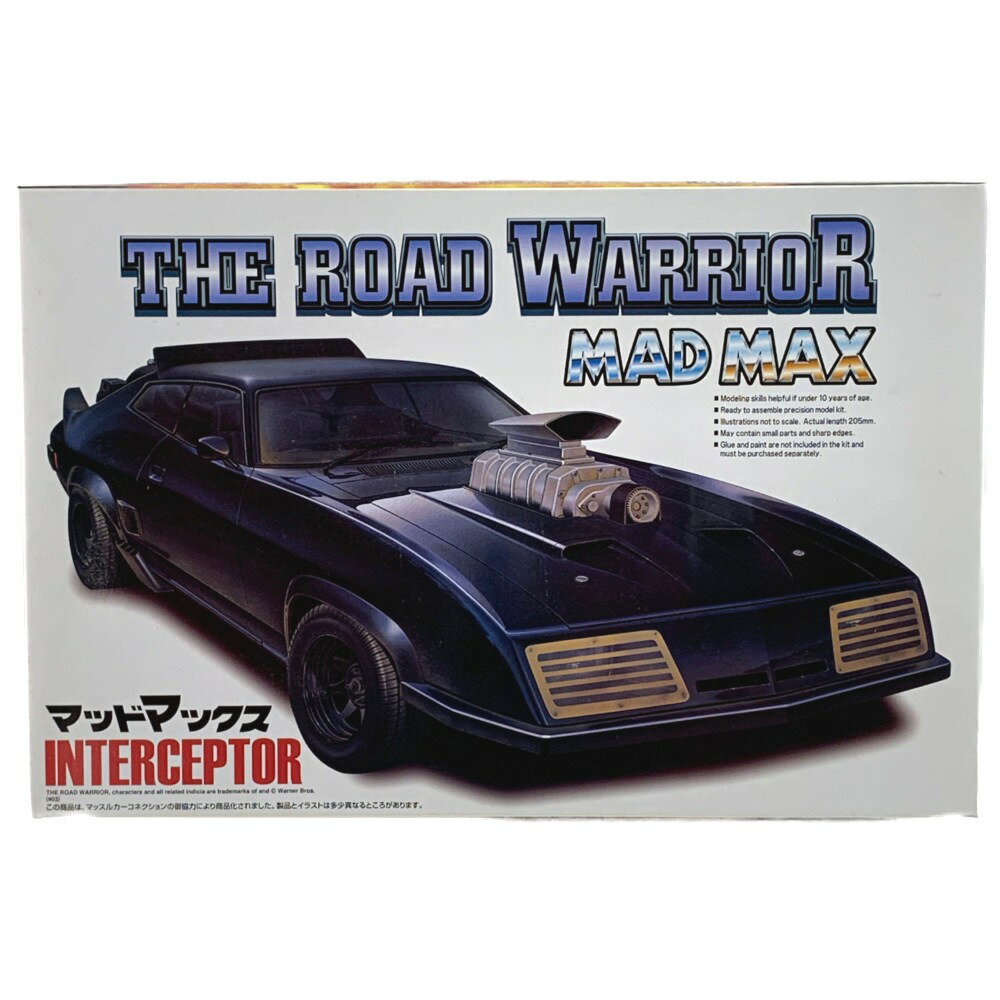 ▽▽【中古】アオシマ 1/24 ザ・ロードウォーリアー マッドマックス No.1 インターセプター 未組立品 Aランク