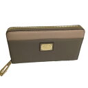 【中古】COCOCELUX レディース 長財布 ココセリュックス ナチュラルシュリンクラウンドファスナーウォレット 205DA0262 ベージュ Sランク
