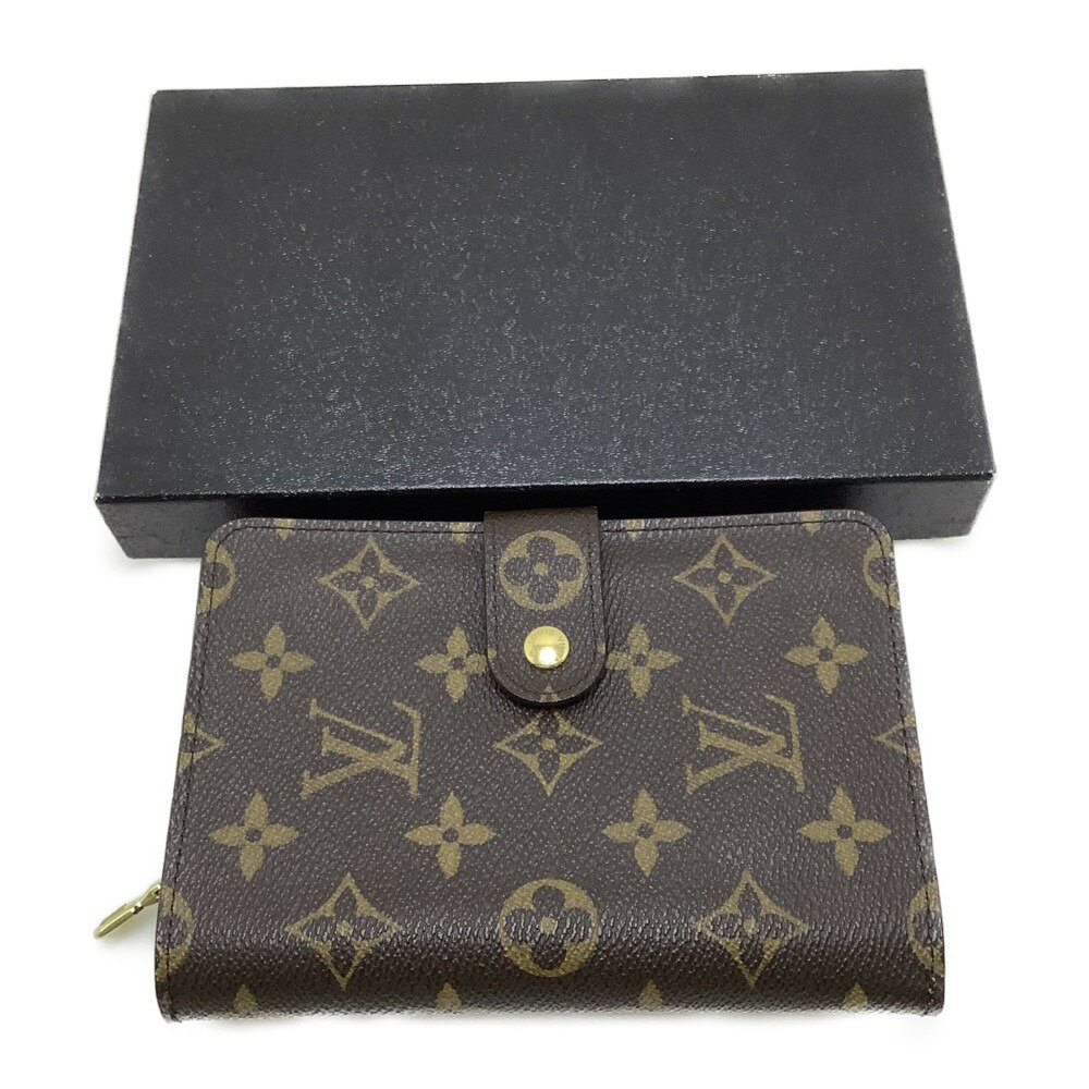 ▲▲【中古】LOUIS VUITTON ルイヴィトン 2つ折り財布 ポルトパピエジップ モノグラム M61207 Aランク