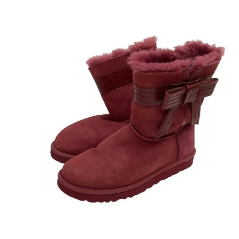 ♪♪【中古】UGG アグ レディース ムートンブーツ SIZE 24 ピンク Bランク