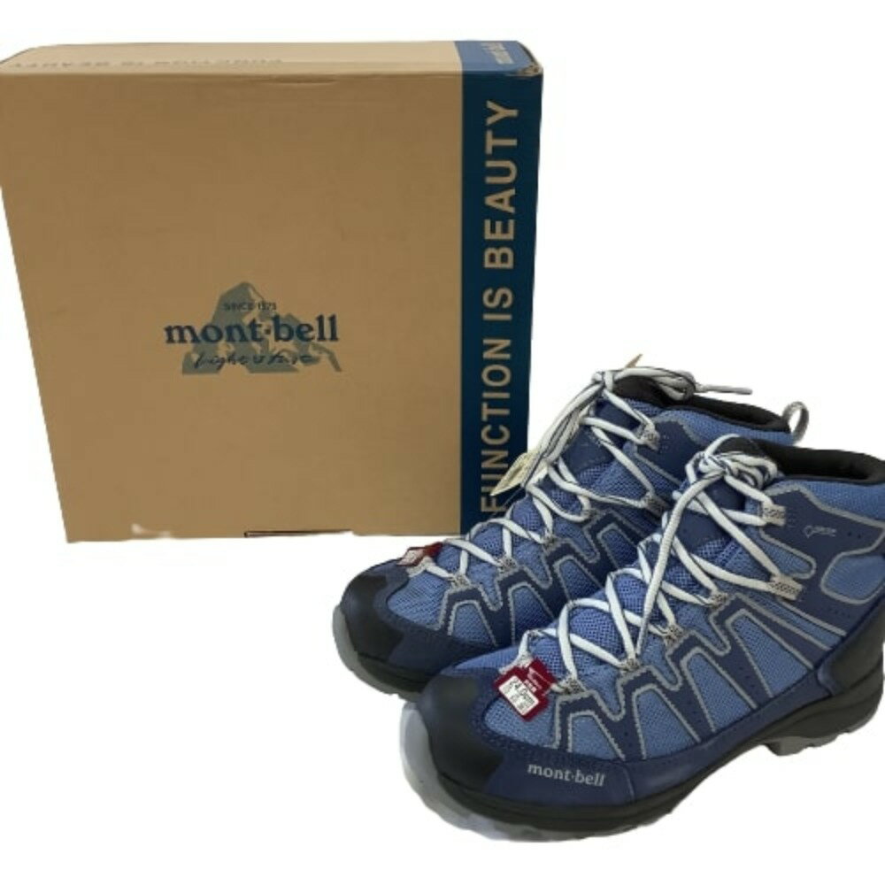 ♪♪【中古】mont・bell モンベル ラップランドブーツ SIZE 24cm フレンチブルー Sランクのサムネイル