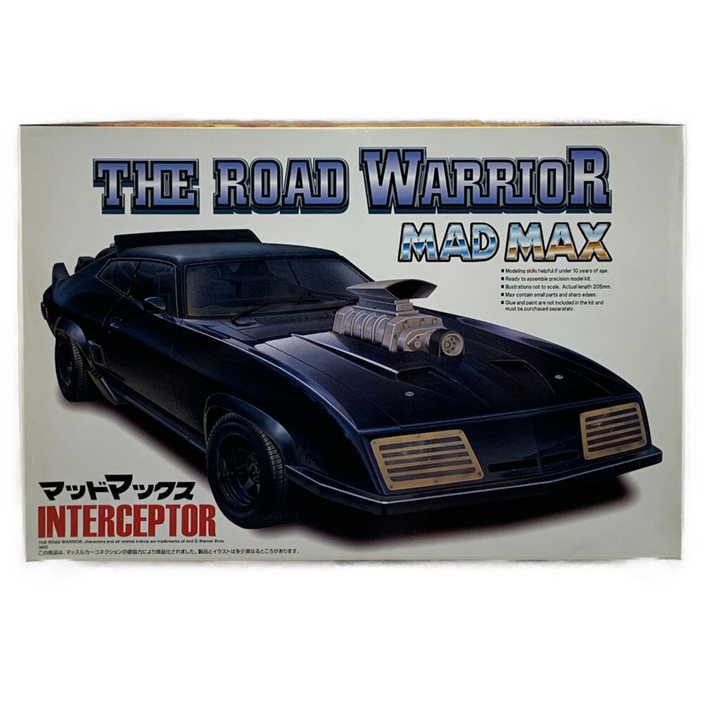 ▽▽【中古】アオシマ 1/24 ザ・ロードウォーリアー マッドマックス No.1 インターセプター 未組立品 Sランク