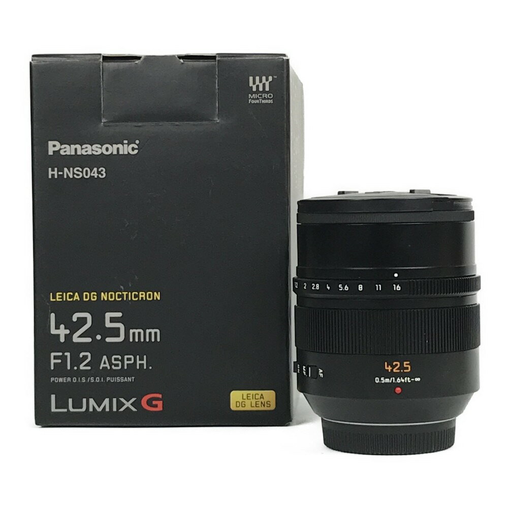 ■■【中古】Panasonic LUMIX G LEICA DG NOCTICRON 42.5mm パナソニック ライカ レンズ H-NS043 Bランク