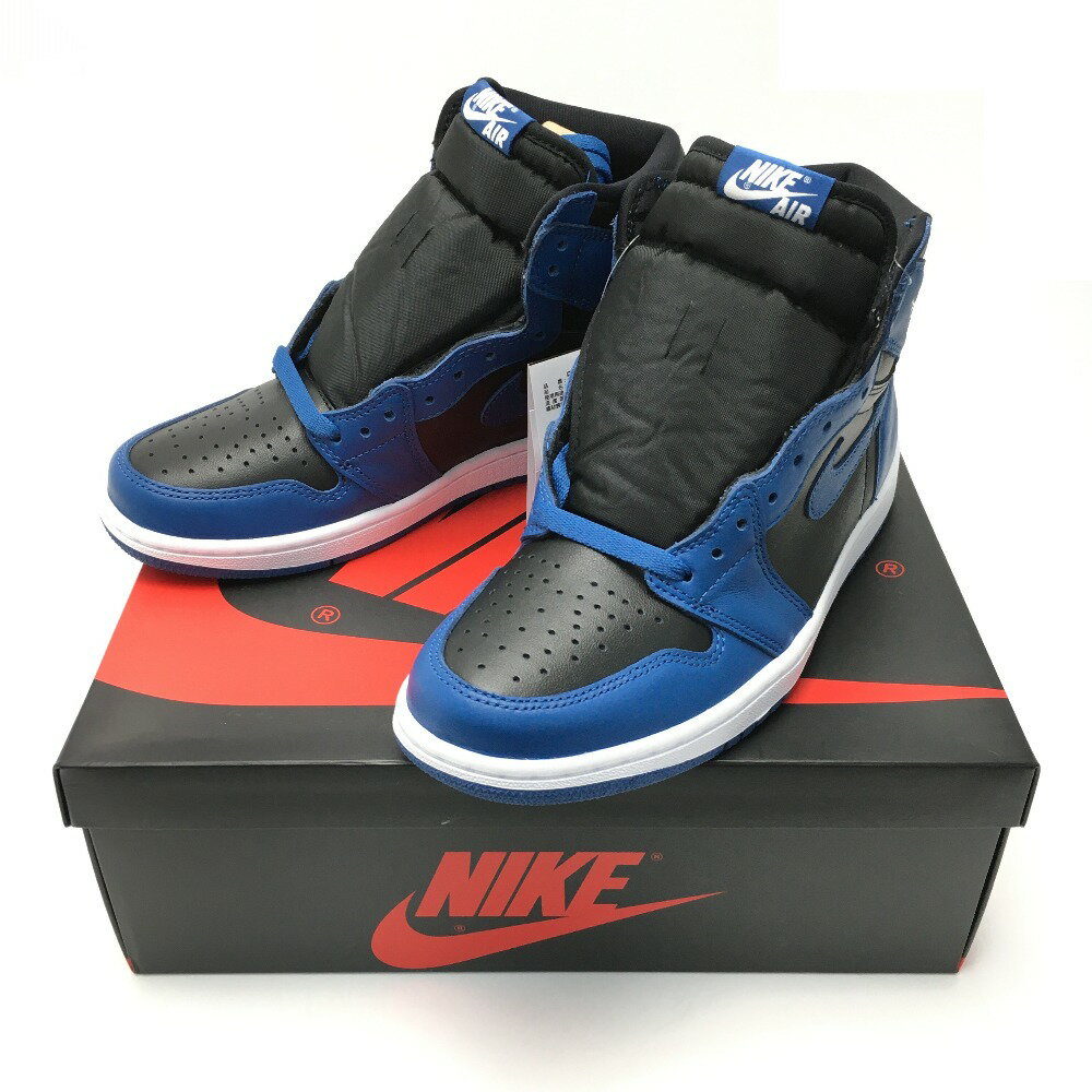 ☆☆【中古】NIKE ナイキ AIR JORDAN 1 RETRO HIGH OG スニーカー 25.5cm メンズ 555088-404 ダークマリーナブルー Sランク