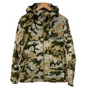 ☆☆【中古】Jack Wolfskin ジャックウルフスキン JP CLASSIC VERSA AOP JKT ジャケット M カモフラ メンズ 5027631 ベージュ Sランク