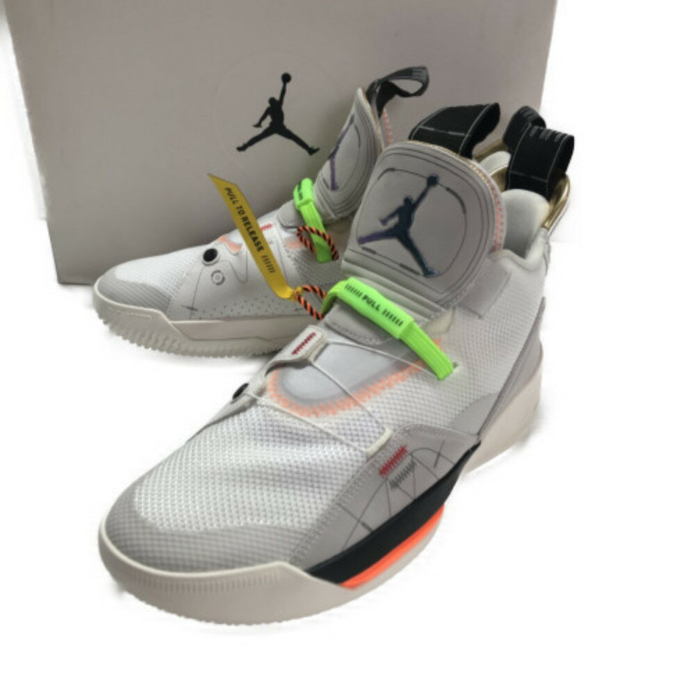 □□【中古】NIKE ナイキ AIR JORDAN33PF　SIZE 26.5cm BV-5072-004 ホワイト Bランク