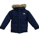 ♪♪【中古】THE NORTH FACE ザノースフェイス キッズ ダウンジャケット SIZE 120 ネイビー Cランク