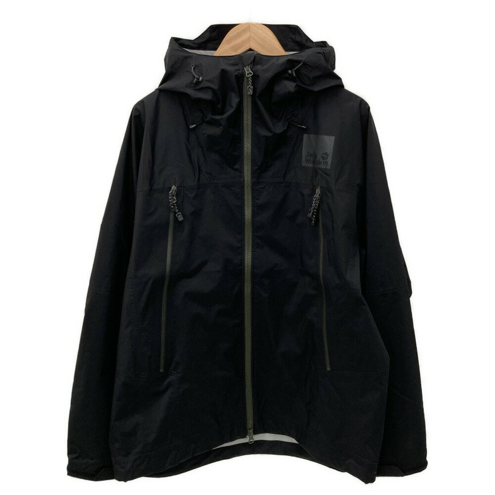 ☆☆【中古】Jack Wolfskin ジャックウルフスキン CLOUDBURST JACKET ジャケット M メンズ 5027611-6000 803 ブラック Sランク