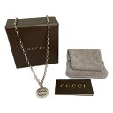 □□【中古】GUCCI グッチ ラウンドダブルGネックレス　シルバー 147749 Bランク