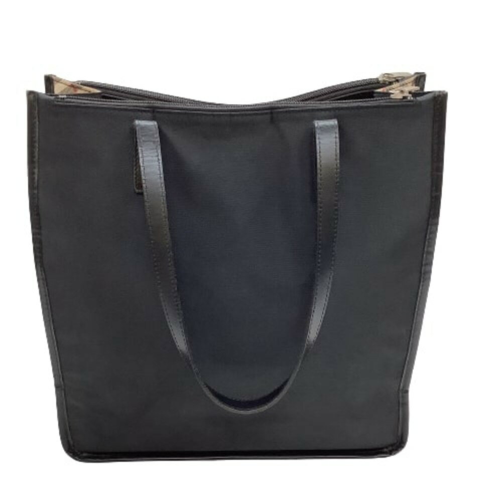 ♪♪【中古】BURBERRY BLUE LABEL バーバリーブルーレーベル トートバッグ ブラック Bランク