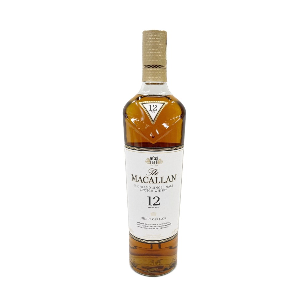 〇〇【中古】The MACALLAN マッカラン SHERRY OAK CASK 12 ウイスキー Nランク 未開栓