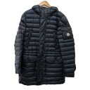 □□【中古】MONCLER モンクレール レディース コート ダウンコート サイズ2 G32-003 ネイビー Bランク