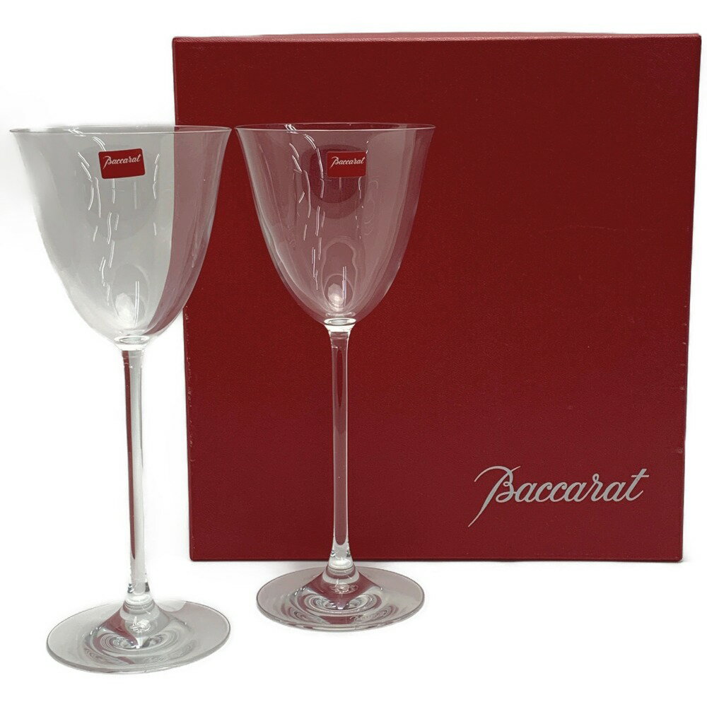 ☆☆【中古】Baccarat バカラ Baccarat バカラ《 フィラオ ワイングラス 》2Pセット Aランク