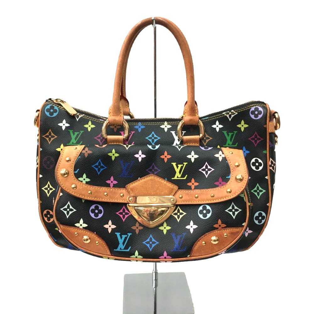 △△【中古】LOUIS VUITTON ルイヴィトン モノグラム マルチカラー リタ ショルダー紐欠品 M40126 マルチカラー Bランク