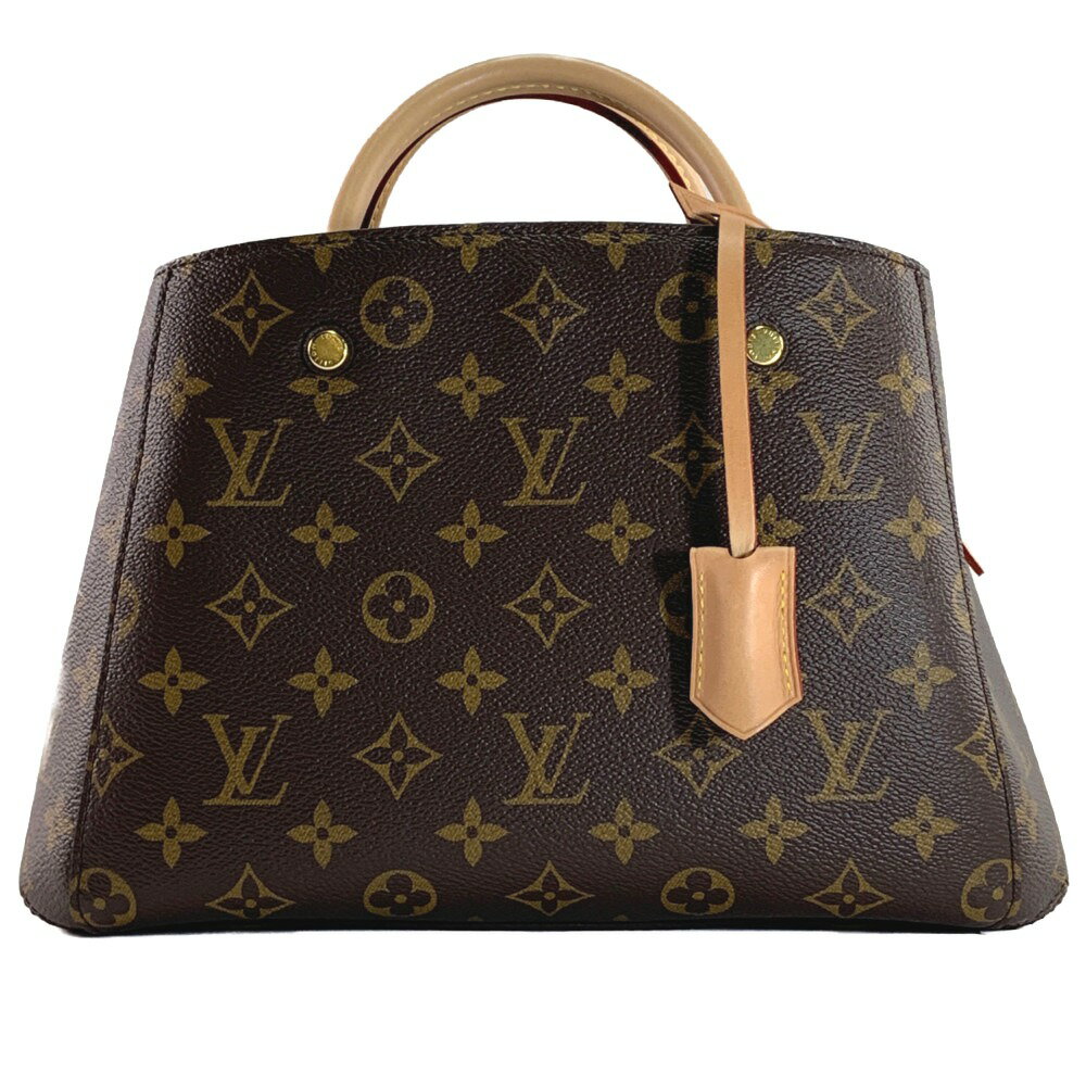 ▽▽【中古】LOUIS VUITTON ルイヴィトン モンテーニュ BB　モノグラム M41055 ブラウン Aランク