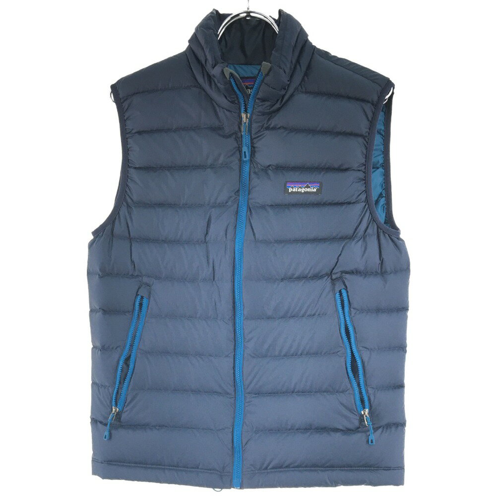 ▼▼【中古】Patagonia パタゴニア メンズ　ダウンベスト ネイビー Aランク