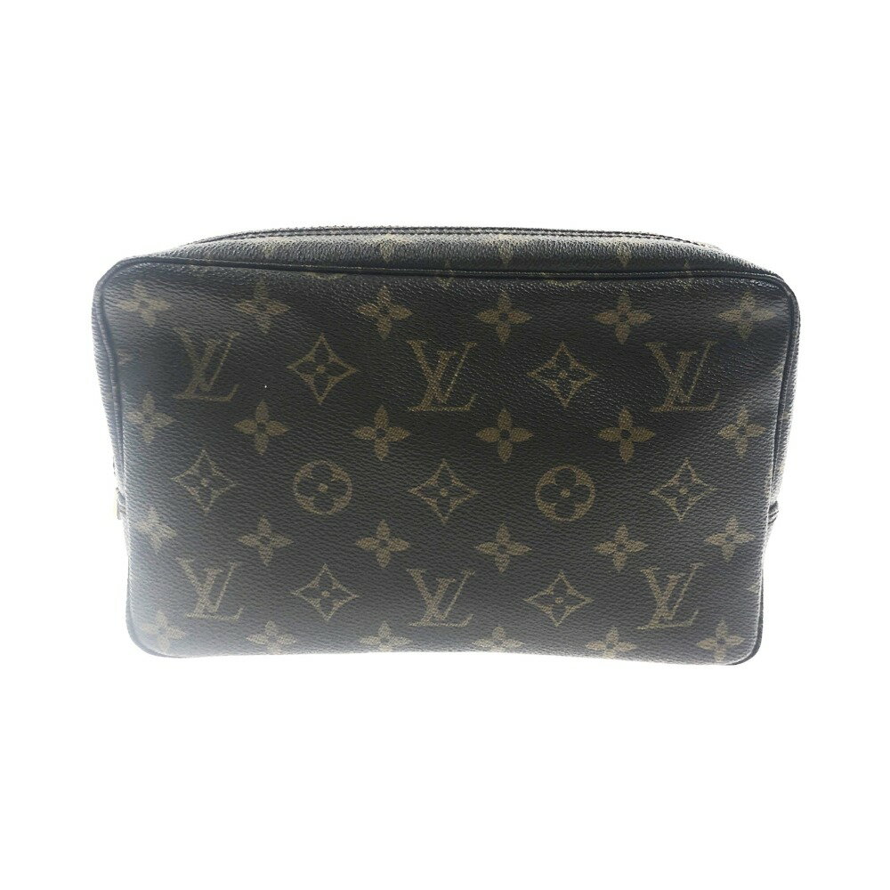 〇〇【中古】LOUIS VUITTON ルイヴィトン コスメポーチ モノグラム トゥルーストワレット23 M47524 ブラウン Bランク