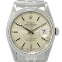 ◆◆【中古】ROLEX ロレックス デイトジャスト 自動巻き 箱・取説付 ステンレススチール 16220 OH2022.08/バネ棒非純正品 Bランク