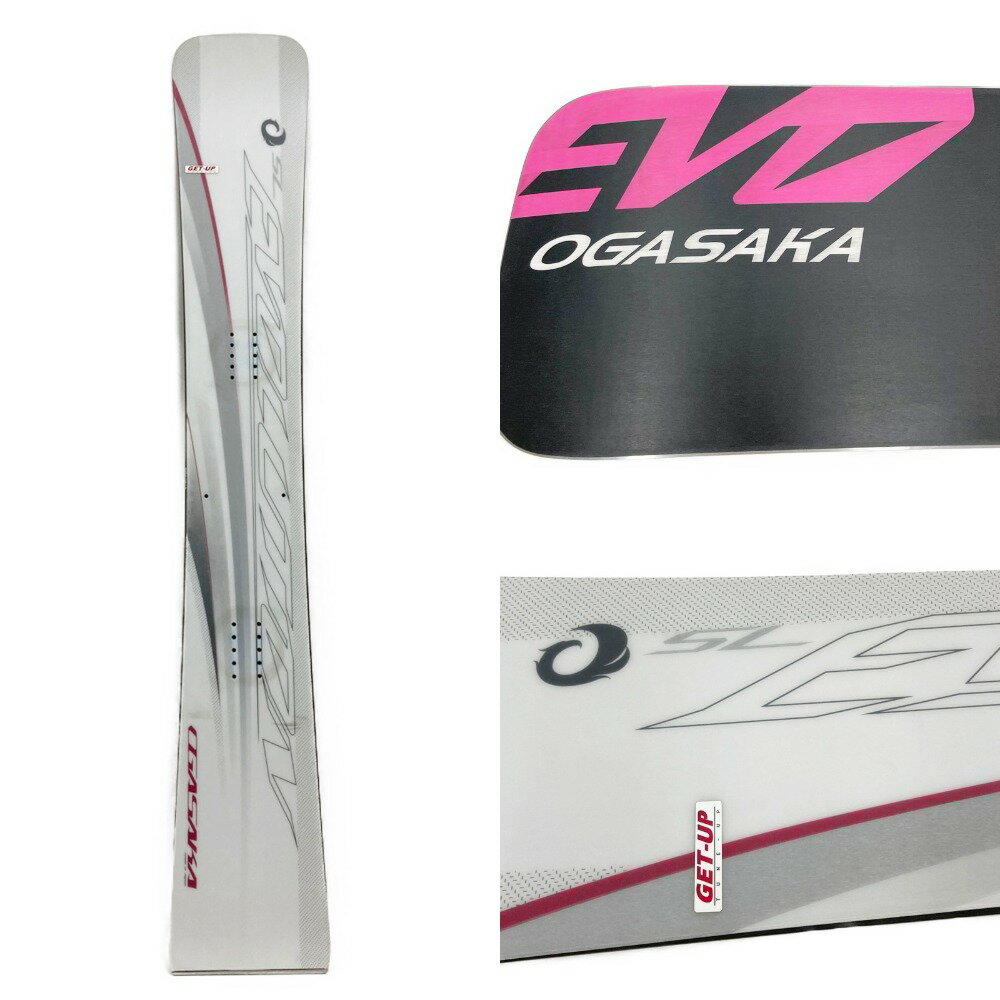 〇〇【中古】OGASAKA オガサカ EVO 15-16 SL 162cm スノーボード ホワイト Bランク