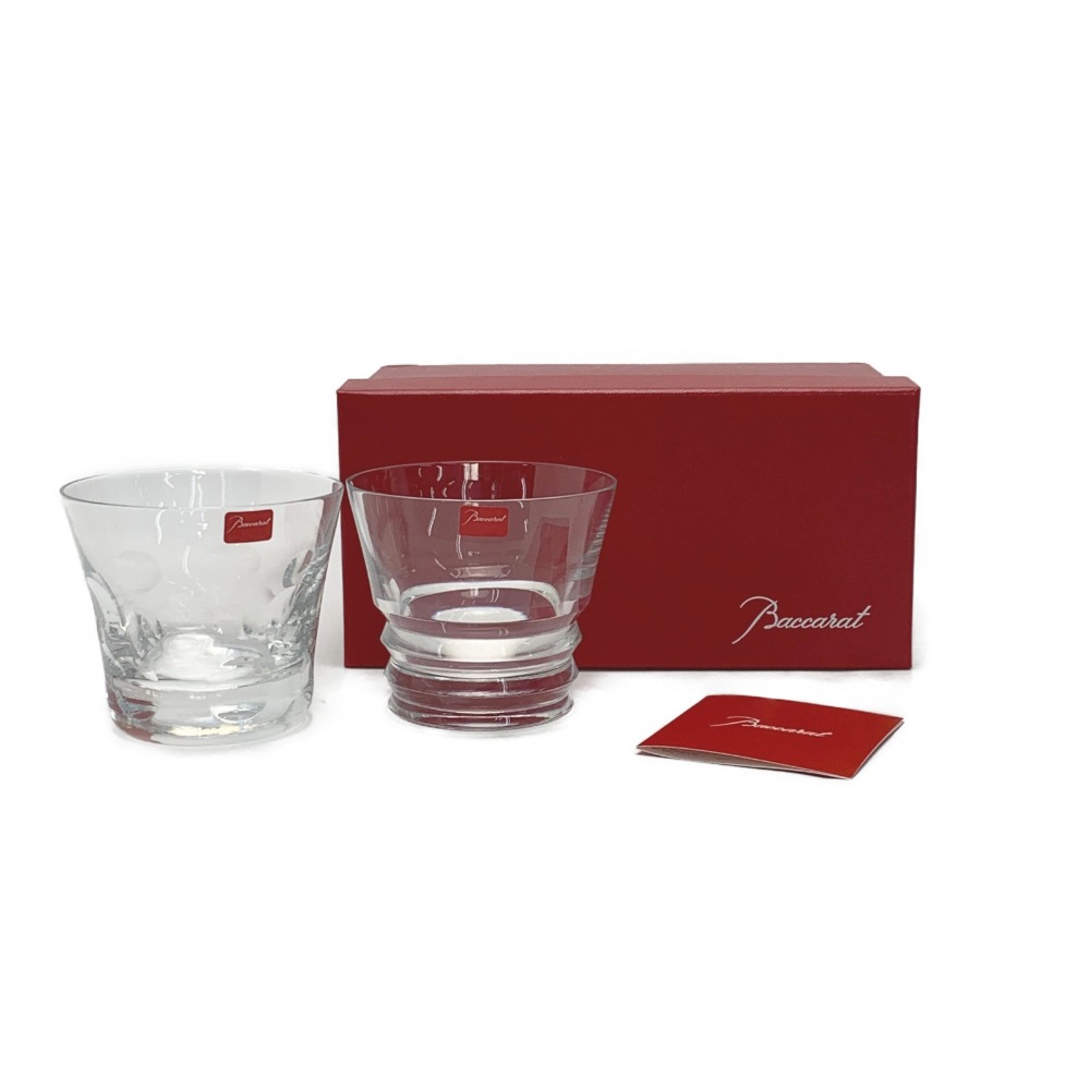 ☆☆【中古】Baccarat バカラ Baccarat バカラ《 ベガタンブラー＆ベルーガ タンブラー 》2個セット / ロックグラス Aランク