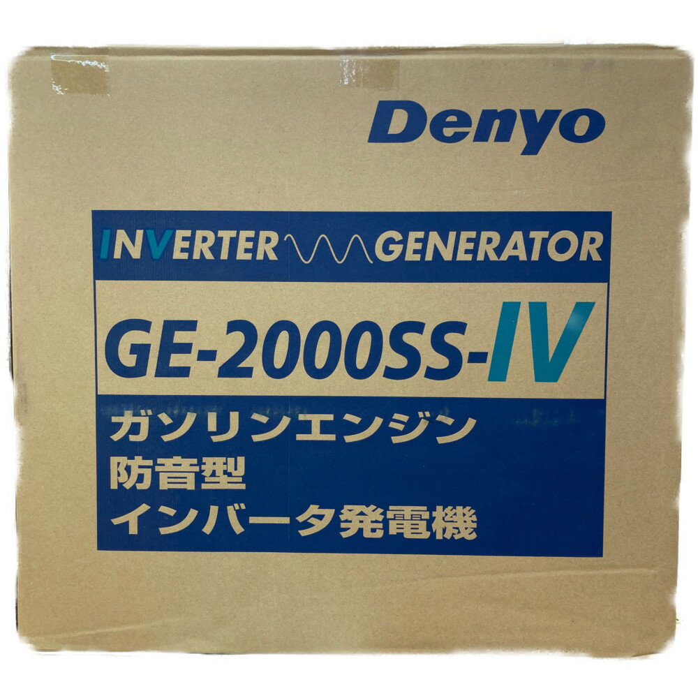 ●●【中古】Denyo ガソリンエンジン インバータ発電機 GE-2000SS-IV Nランク