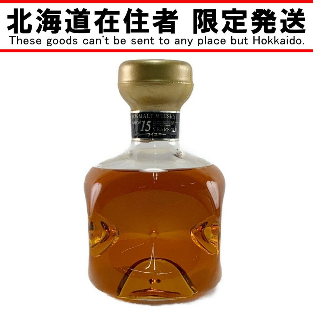 ▽▽【中古】【北海道内限定発送】三楽 軽井沢 モルトウイスキー 15年 720ml プレート欠品 Aランク 未開栓