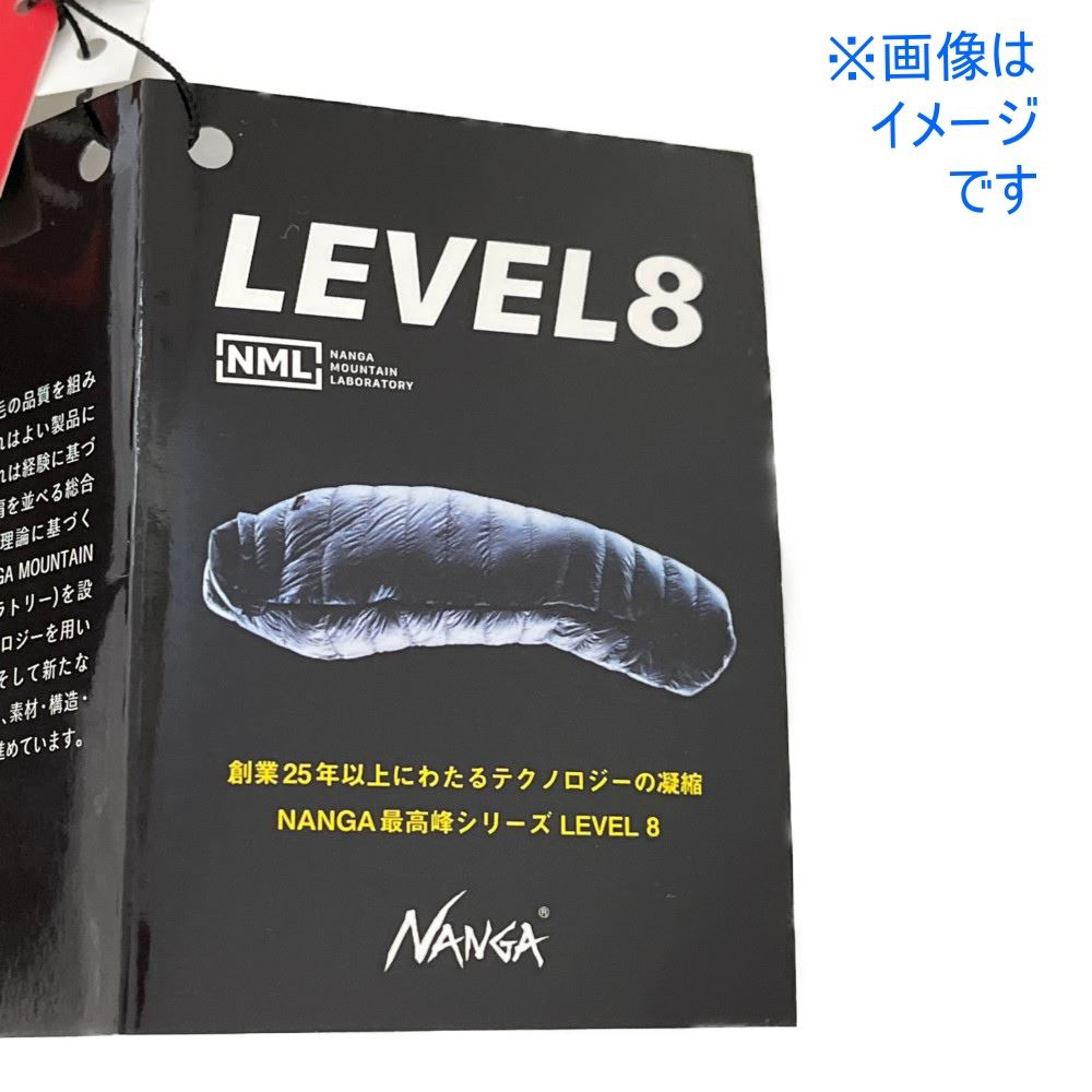 ◆◆【中古】NANGA ナンガ シュラフ ダウンシュラフ LEVEL8 -10 UDD BAG BLK ブラック Aランク