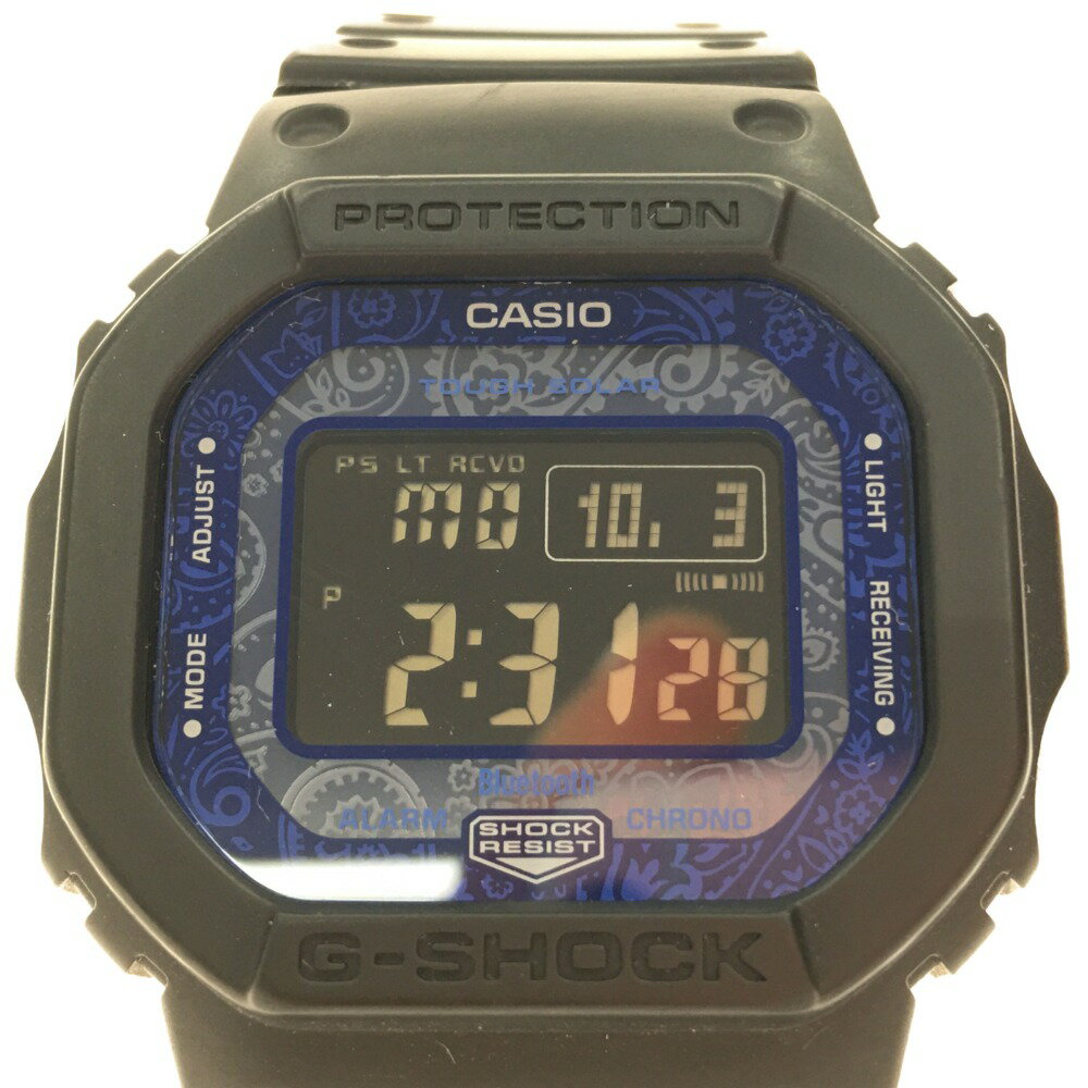 ▼▼【中古】CASIO カシオ メンズ腕時計 G-SHOCK デジタルウォッチ 電波ソーラー GW-B5600 Bランク