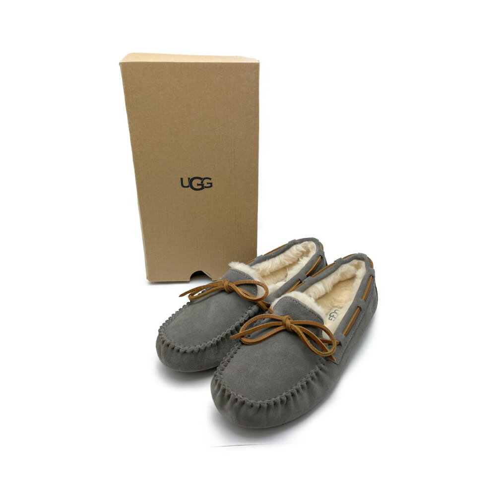 ◆◆【中古】UGG アグ ァーモカシン　DAKOTAダコタ　23.0cm　箱付 グレー Aランク