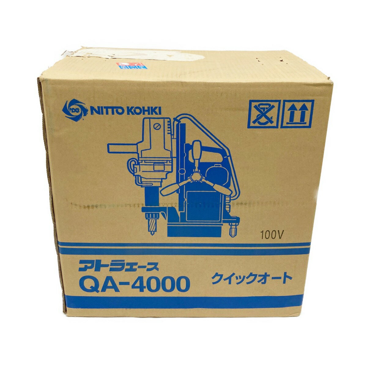 〇〇【中古】日東工器 NITTO KOHKI 携帯式磁気応用穴あけ機 磁気ボール盤 QA-4000 未開封品 Nランク