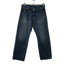 □□【中古】Hysteric Glamour ヒステリックグラマ メンズ衣料 ジーンズ KINKY JEANS W32 02211AP20 ライトインディゴ Bランク