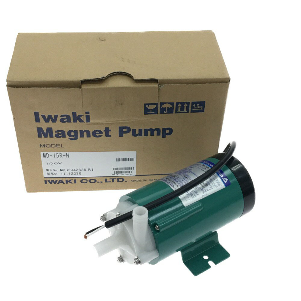 ▼▼【中古】IWAKI 工具 イワキ マグネットポンプ MD-15R-N グリーン Aランク