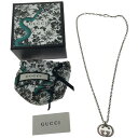 ▼▼【中古】GUCCI グッチ シルバーネックレス インターロッキングG Bランク