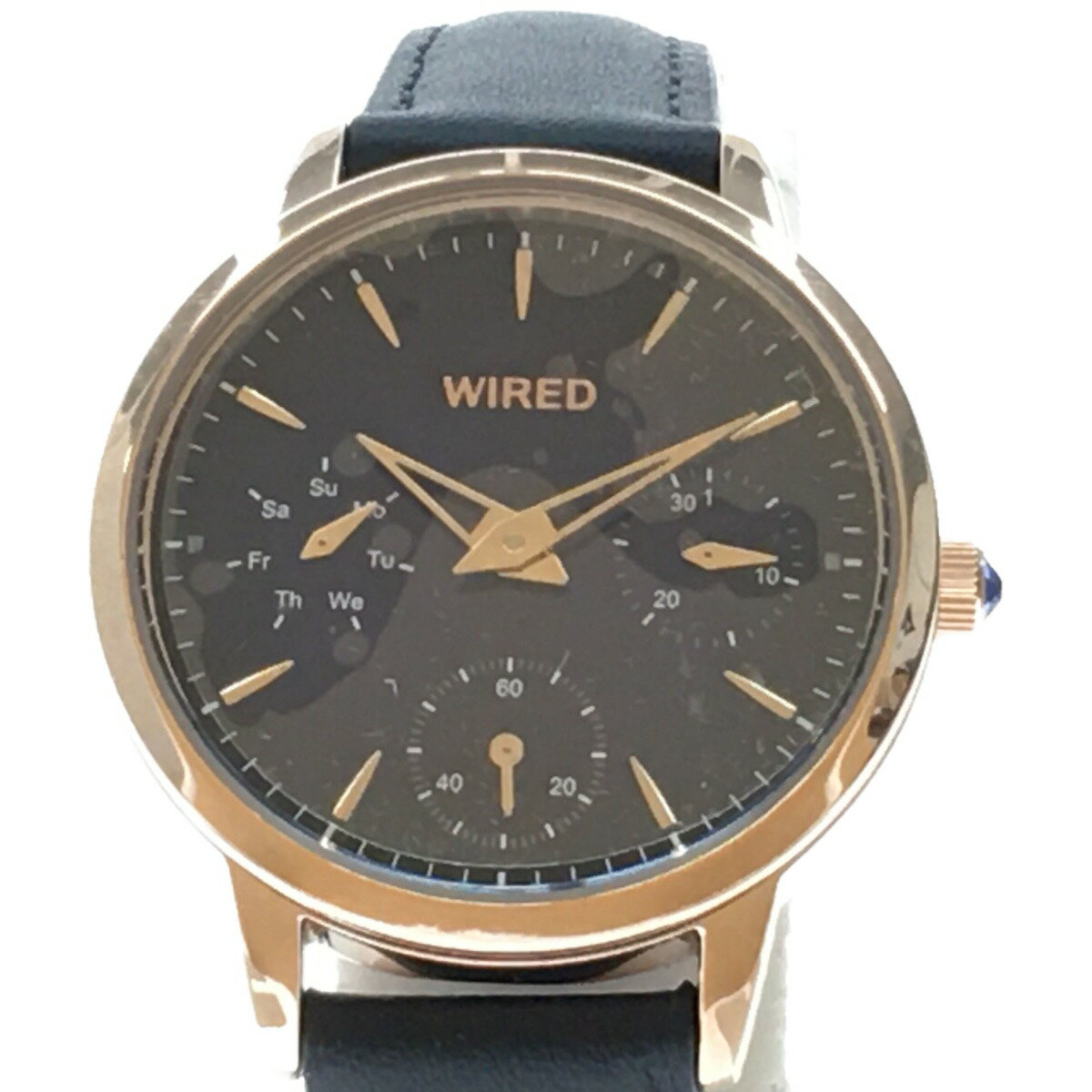 ▼▼【中古】SEIKO セイコー レディース腕時計 クオーツ クロノグラフ WIRED TiCTAC別注モデル AGET725 Aランク