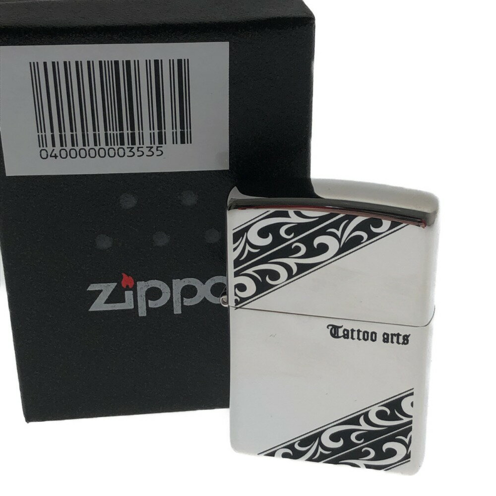 □□【中古】 雑貨 ジッポ　ライター ZIPPO TATOO-SPBK1 Bランク