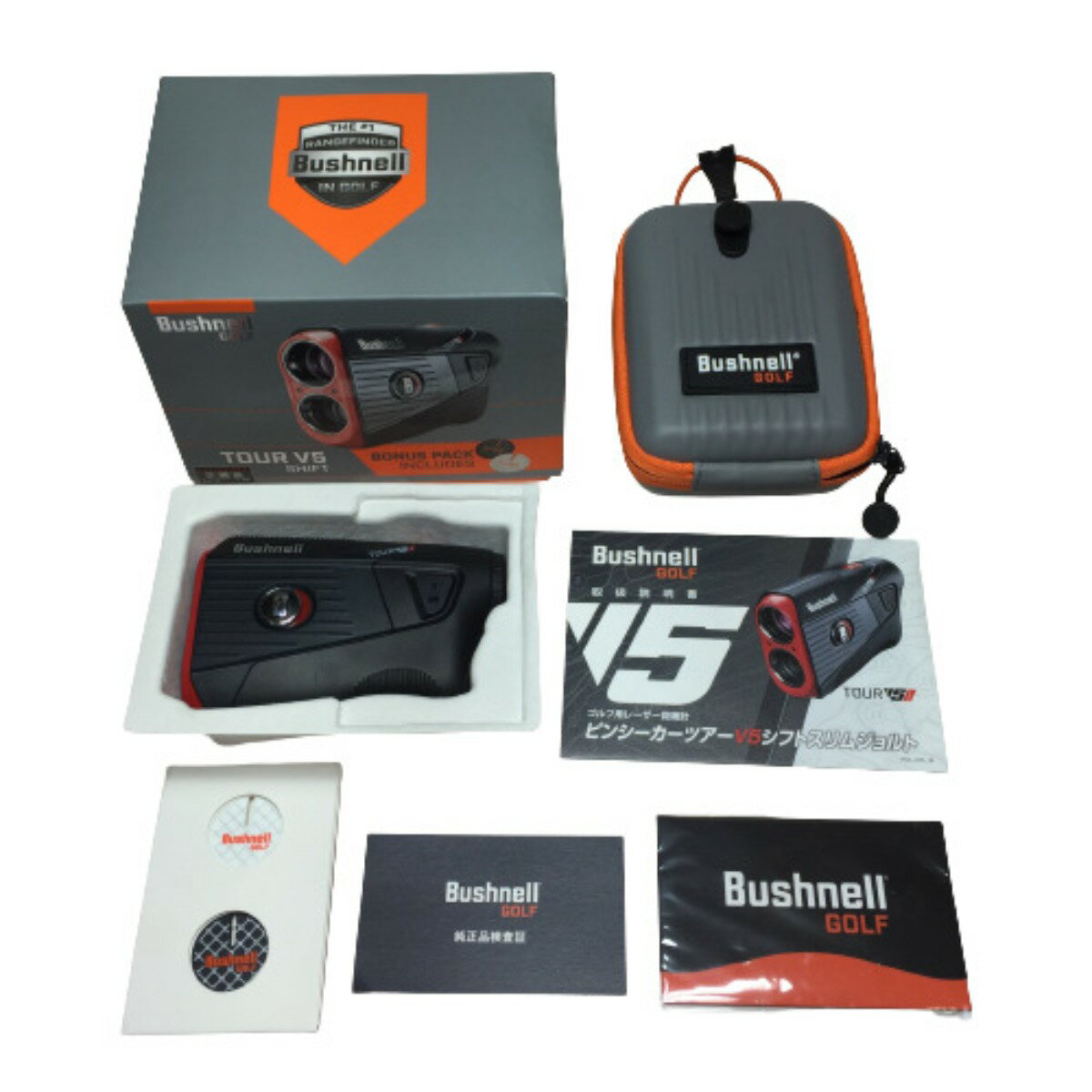 ◎◎【中古】Bushnell ブッシュネル Tour V5 ピンシーカーツアーV5シフトジョルト レーザー距離計 Cランク