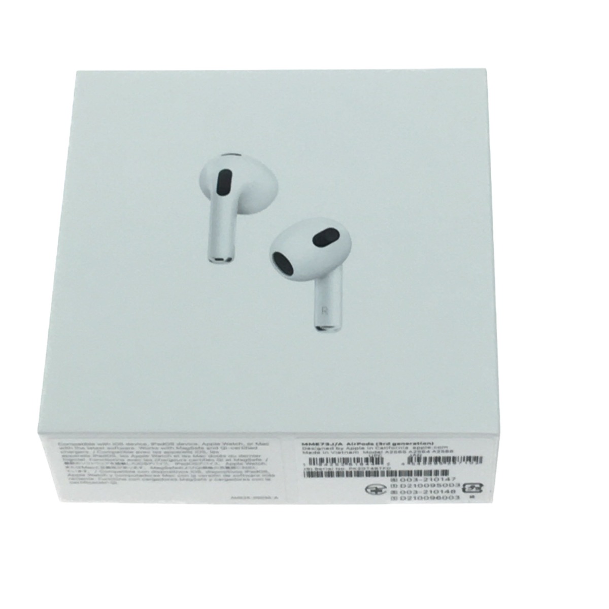 ▼▼【中古】Apple アップル AirPods エアポッズ 第3世代 ワイヤレスイヤホン 未開封品 MME73J/A Nランク